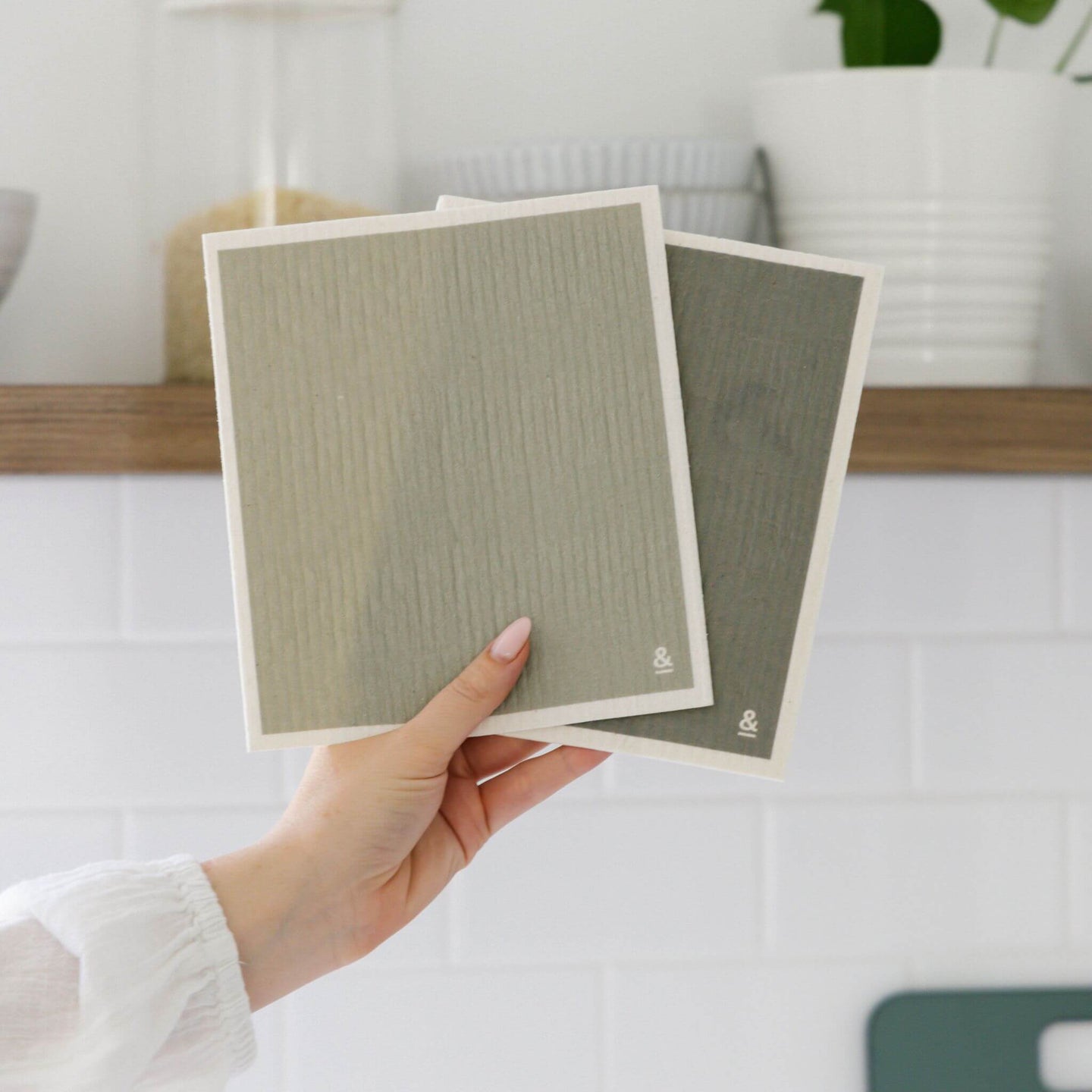 Cellulose Sponge Dish Cloth - 2pk