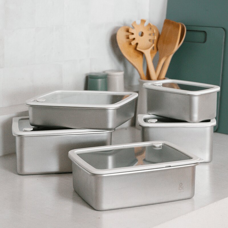 Rectangle Stainless Steel & Glass Container Guide: Microwave Safe Use & Care
