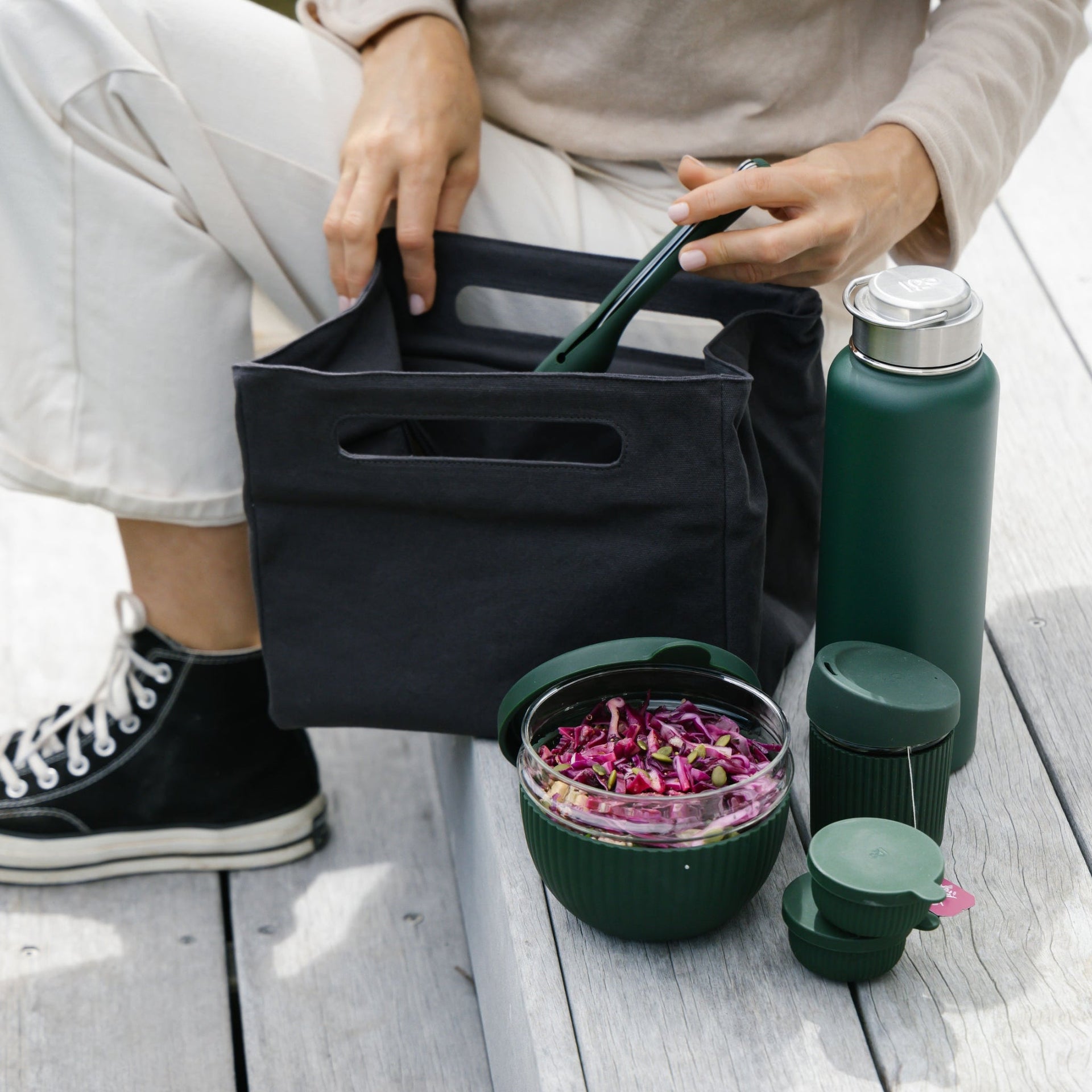 Silicone & Glass Lunch Box