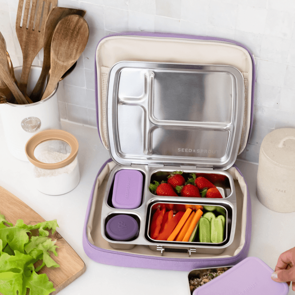 2 Pot Set - Stainless Steel Snack Containers