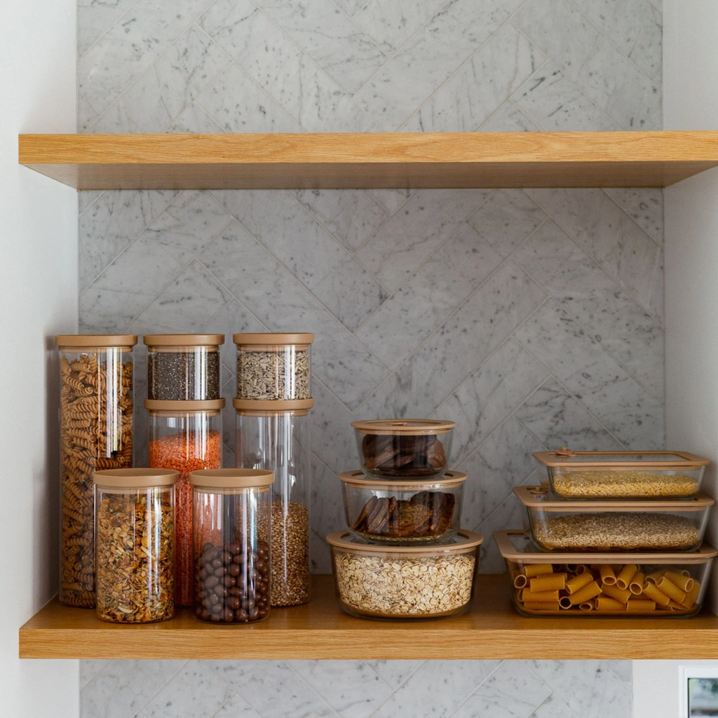 Glass Pantry Storage Jars Praline | Seconds