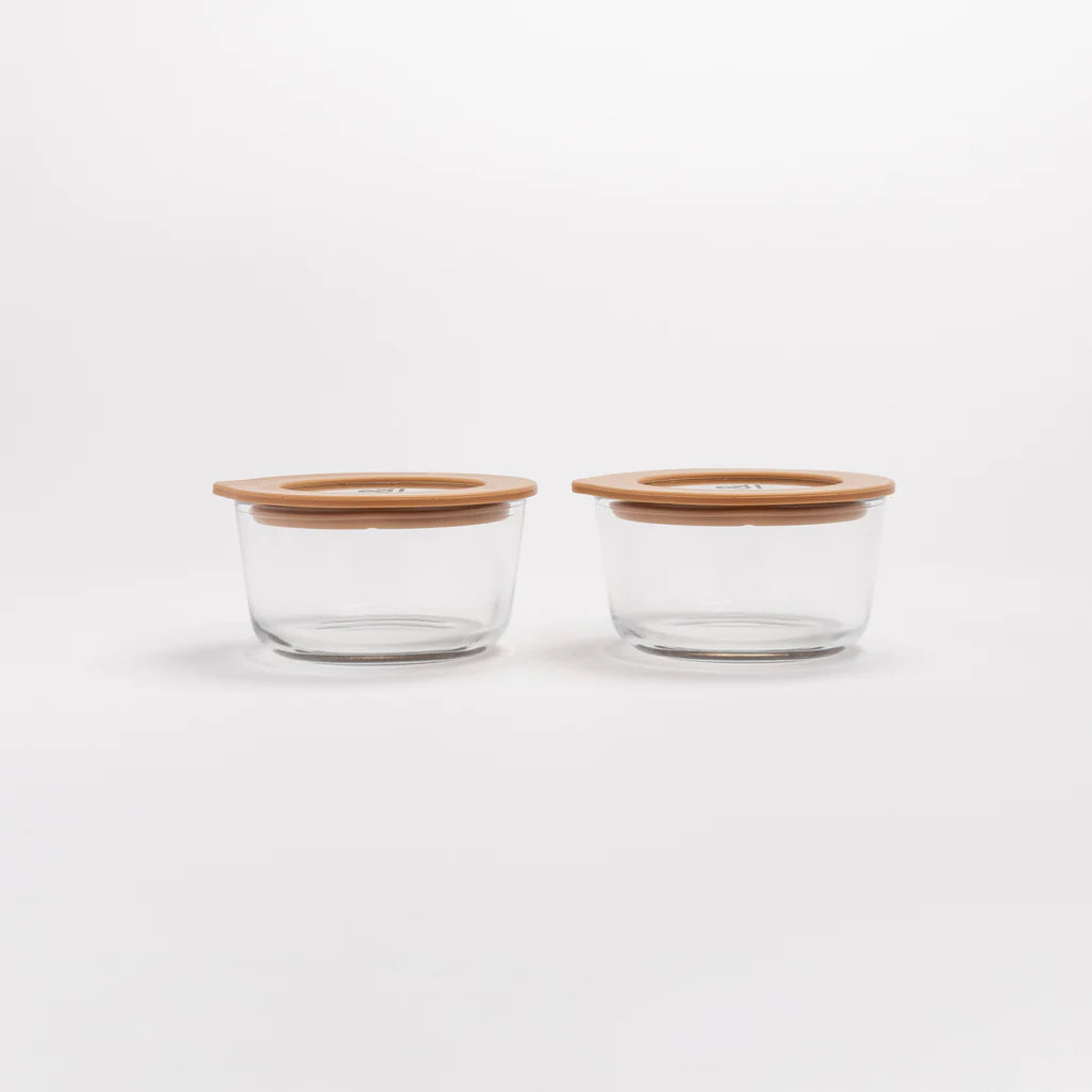 Glass Dip Bowls | Set of 2 Praline