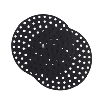 Non toxic Round Silicone Air Fryer mats for baking and cooking