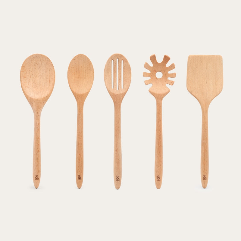 Beechwood Cooking Utensil Set