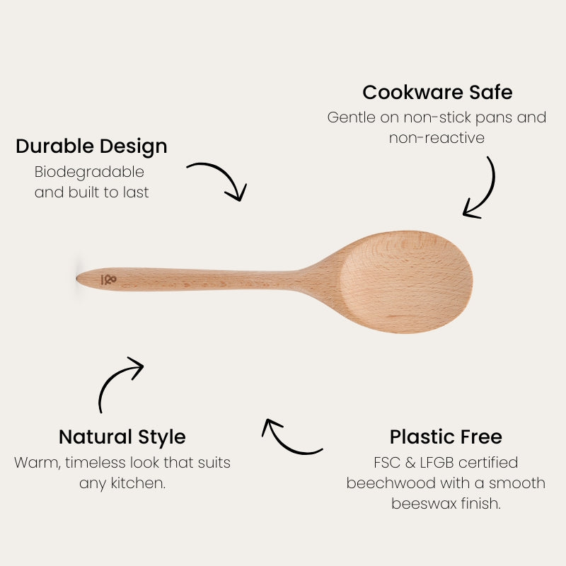 Beechwood Large Serving Spoon