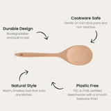 Beechwood Large Serving Spoon