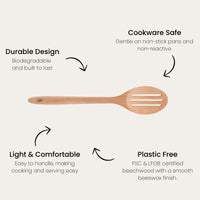 Beechwood Slotted Spoon