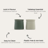 Ceramic Salt & Pepper Pods