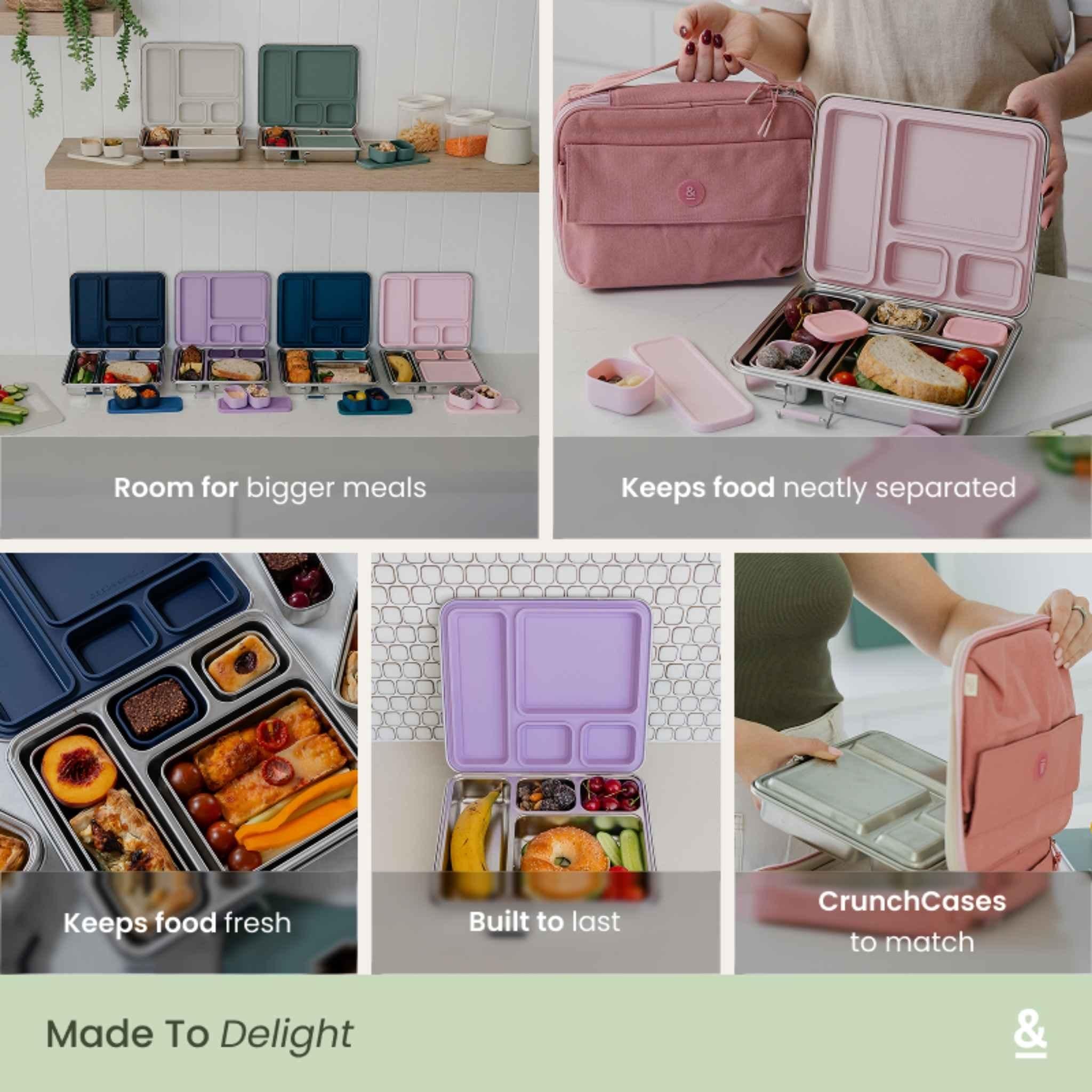 CrunchBox™ 2.0 Lunch Box | Seal & Pots & Bag