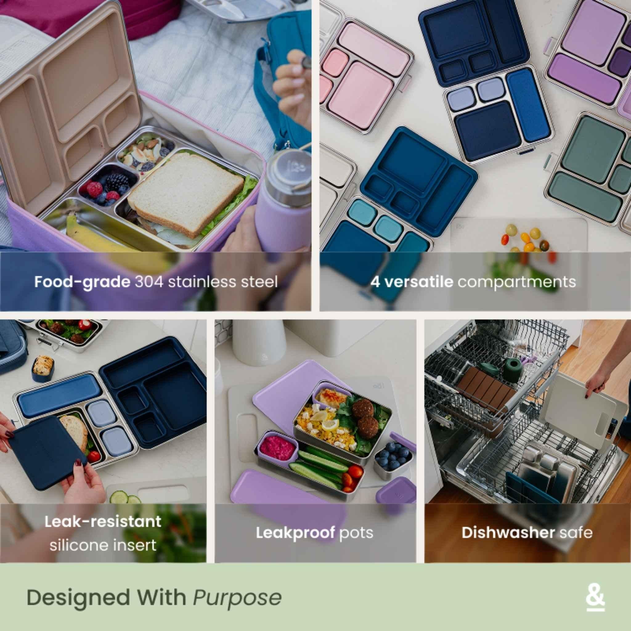 CrunchBox™ 2.0 Lunch Box | Seal & Pots & Bag