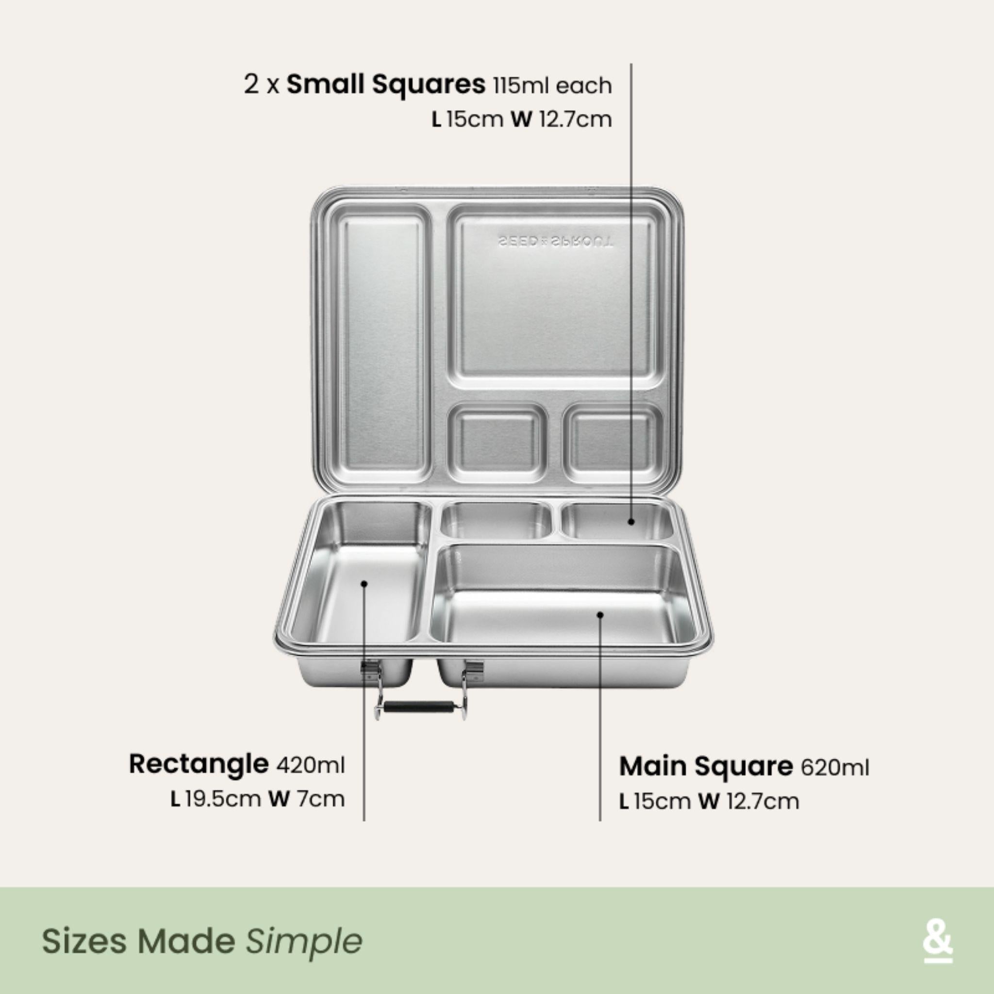 CrunchBox™ 2.0 Lunch Box | Seal & Pots & Bag