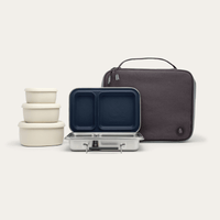 Bento Lunch Box Set | Bag & Silicone Nesting Containers