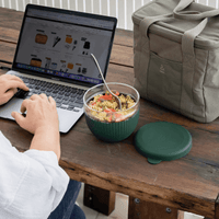 Glass bowl lunch box