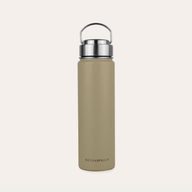 durable praline beige insulated flask