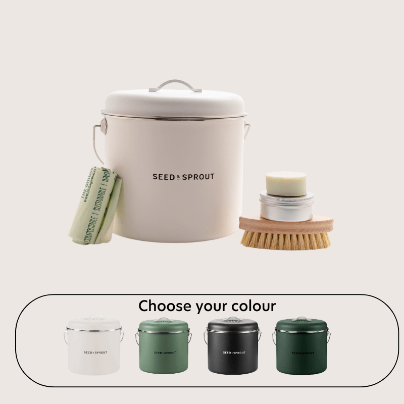 Kitchen Compost Bin Set Bench Top Compost Bin 4 Colours