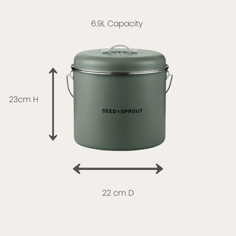 Kitchen Compost Bin | Eucalyptus