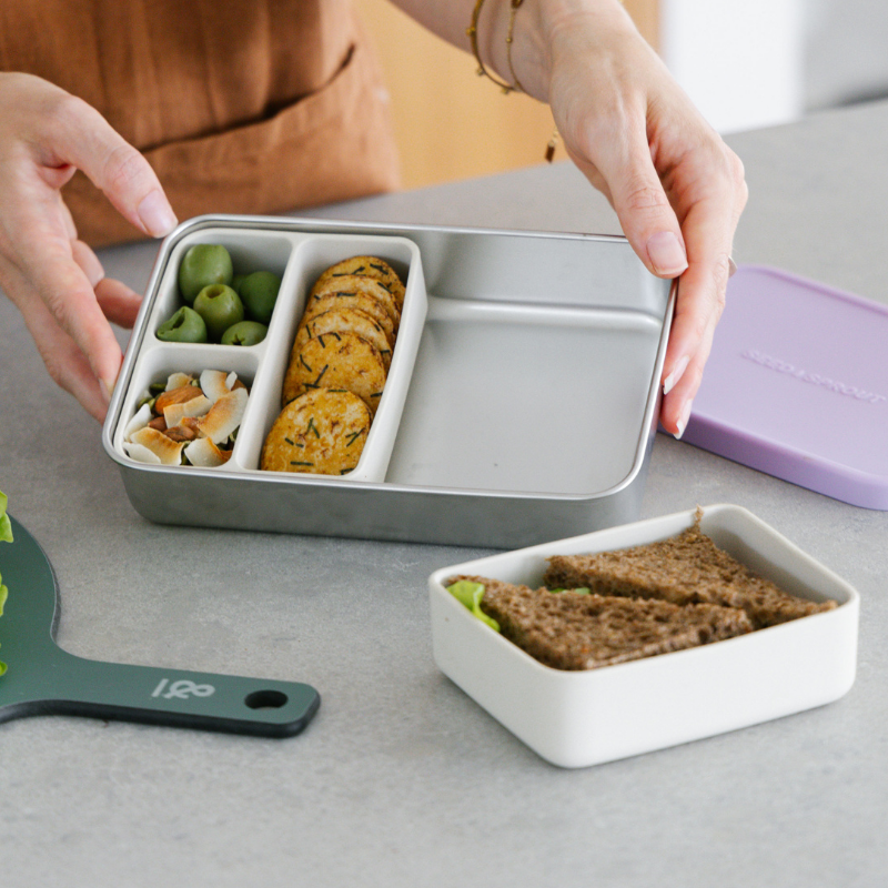 CrunchBox™ OG Lunch Box | Pots & Bag & Snack Container