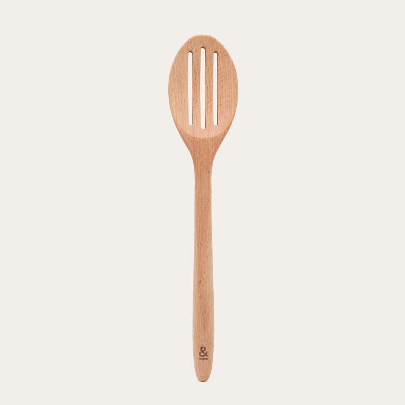 Beechwood Slotted Spoon