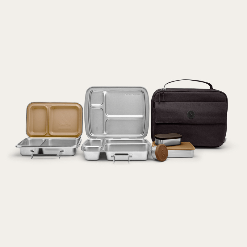 Duo Bento Lunch Box Set | Pots & Bag