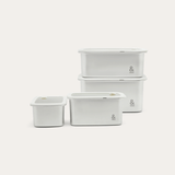 Rectangle Stainless Steel Containers 2 Piece