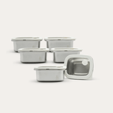 Rectangle Stainless Steel Containers 2 Piece