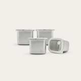 Rectangle Stainless Steel Containers 2 Piece