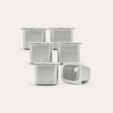Rectangle Stainless Steel Containers 2 Piece