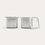 Rectangle Stainless Steel Containers 2 Piece