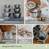 Stainless Steel Mixing Bowls | 3pk