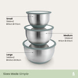 Stainless Steel Mixing Bowls | 3pk