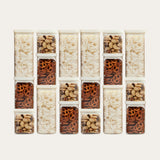 Tallow Rectangle Pantry Jars Set