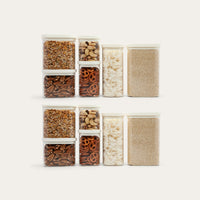 Tallow Rectangle Pantry Jars Set