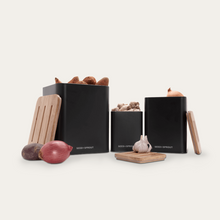 Vegetable Storage Containers | Liquorice Black