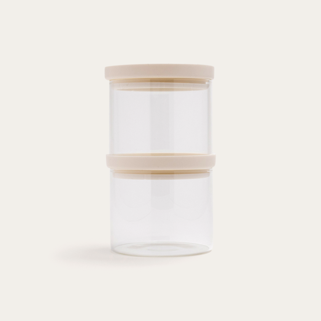 Wategos Glass Pantry Jars 2pk | Oat Milk 450ml