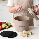 Kitchen Compost Bin | Almond