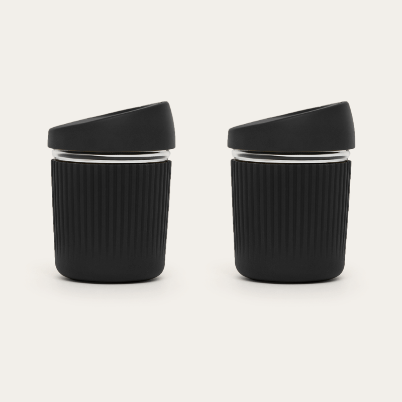 Reusable Glass Coffee Cup | 8oz
