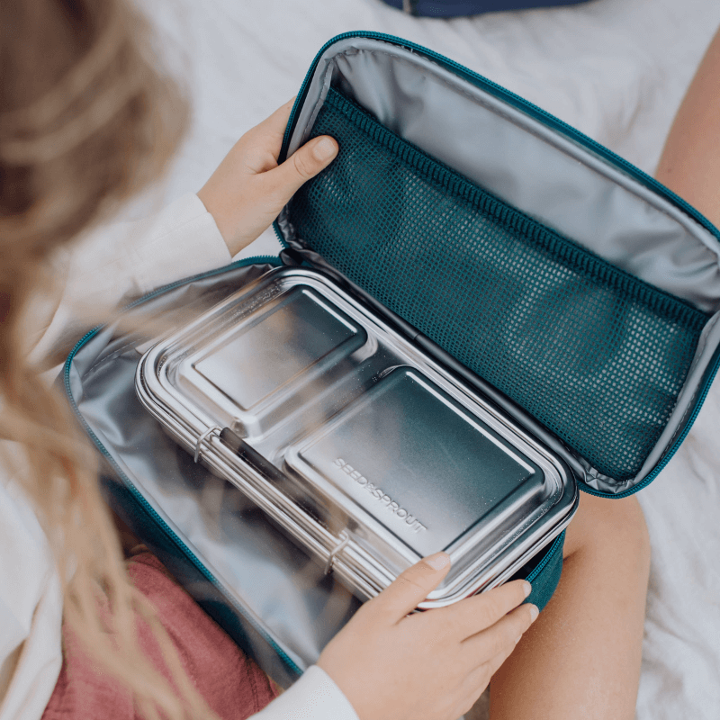 eco insulated bag and leakproof lunch box