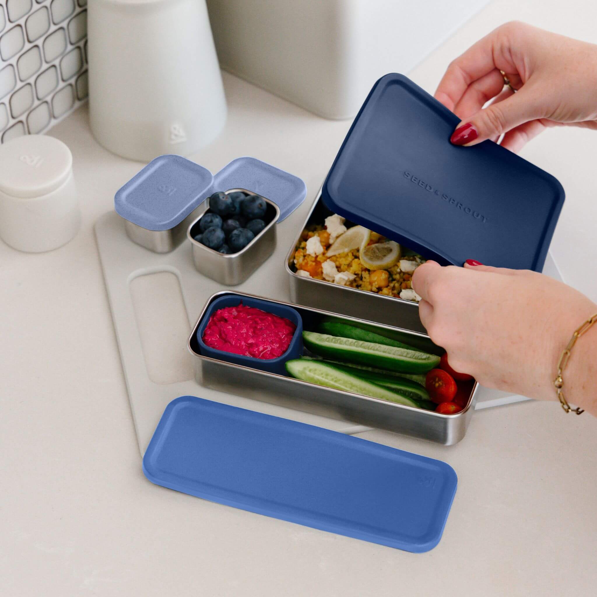 CrunchBox™ 2.0 Lunch Box | Pots & Bag