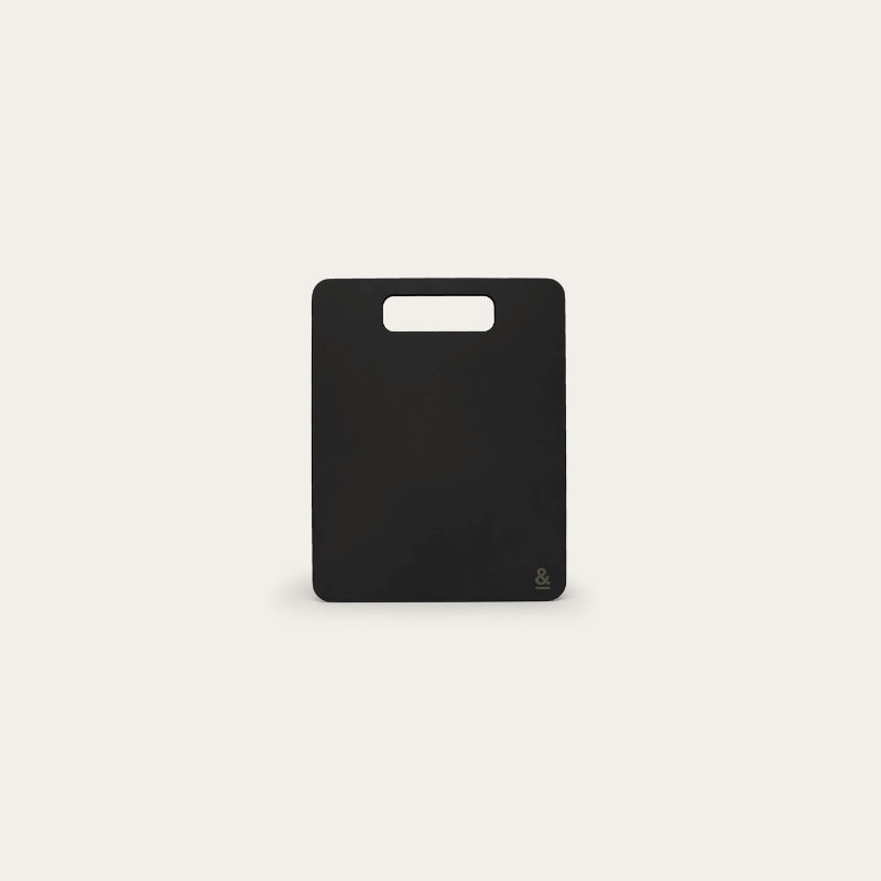 One Wood Fibre Chopping Board in Liquorice colourway, Small