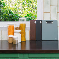 Wategos Round Glass Pantry Jars | Oat Milk