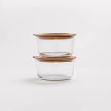 Glass Dip Bowls | Set of 2 Praline