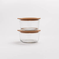 Glass Dip Bowls | Set of 2 Praline