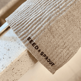 Heather grey compostable cellulose sponge
