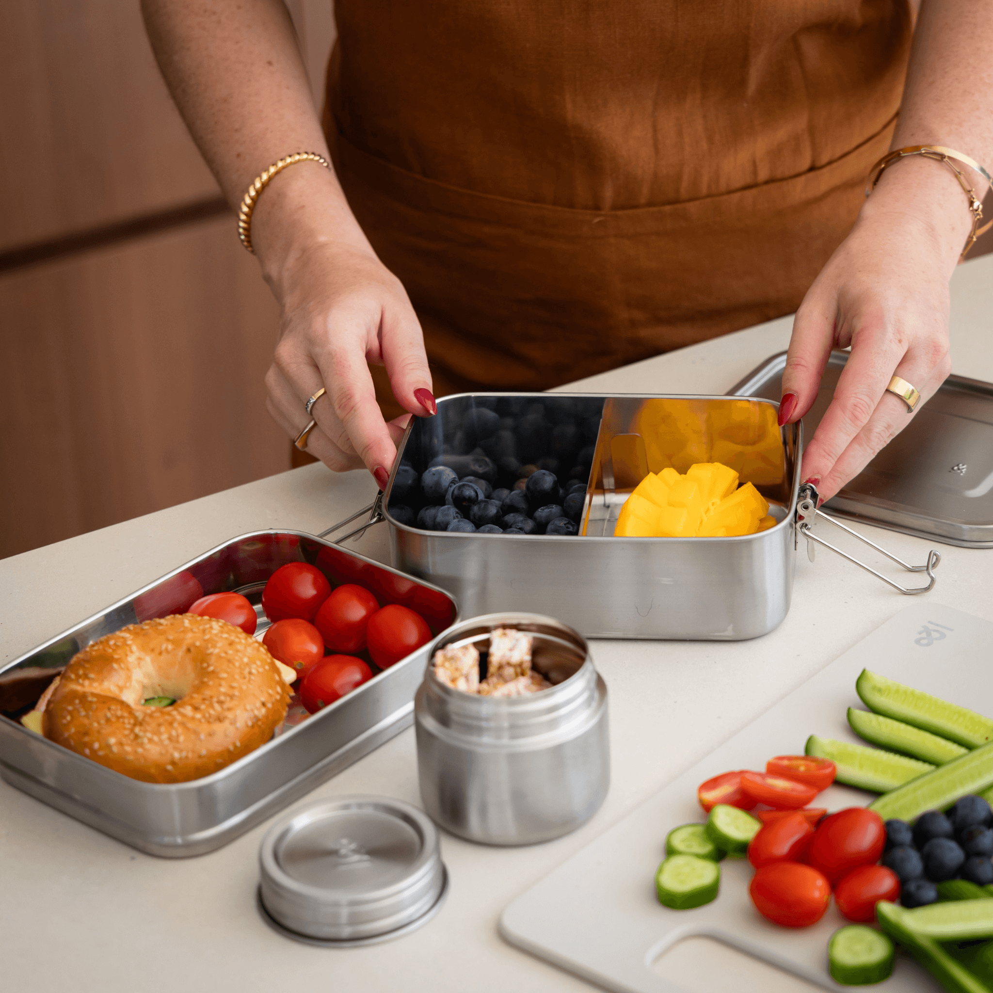 Double Layer Lunch Box | 1960ml