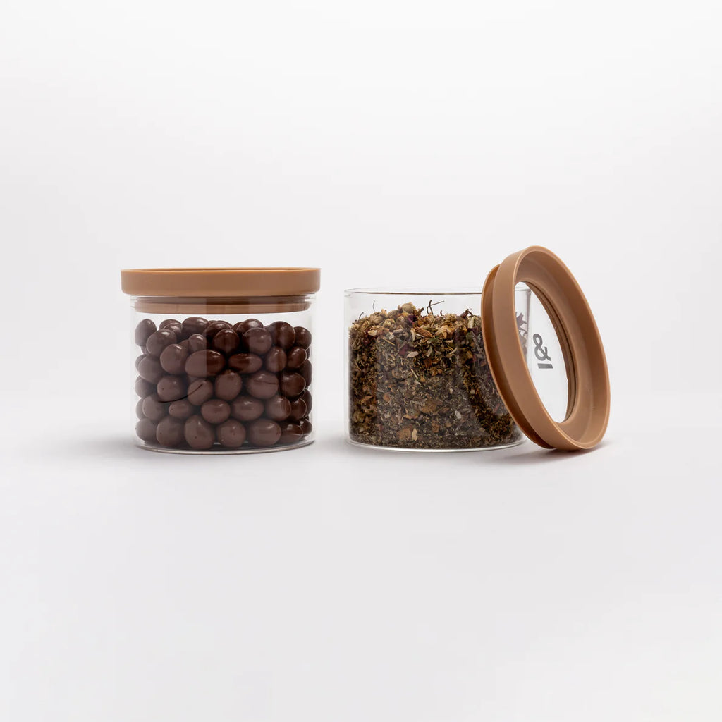 Wategos Glass Pantry Jars - Praline