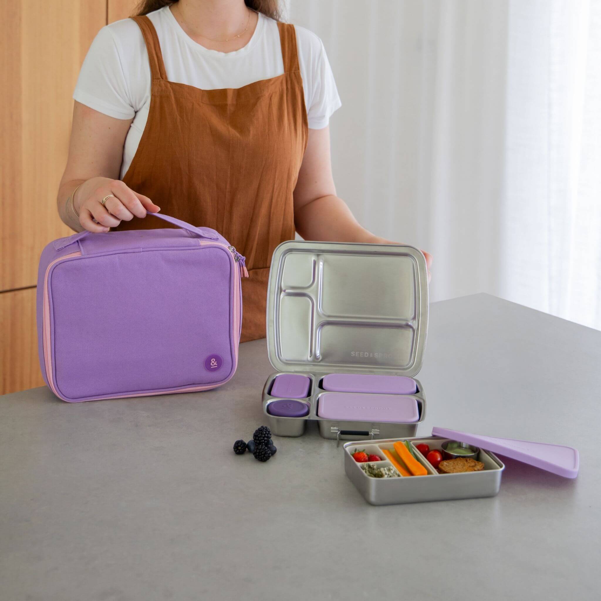 CrunchBox™ OG Lunch Box | Pots & Bag & Snack Container