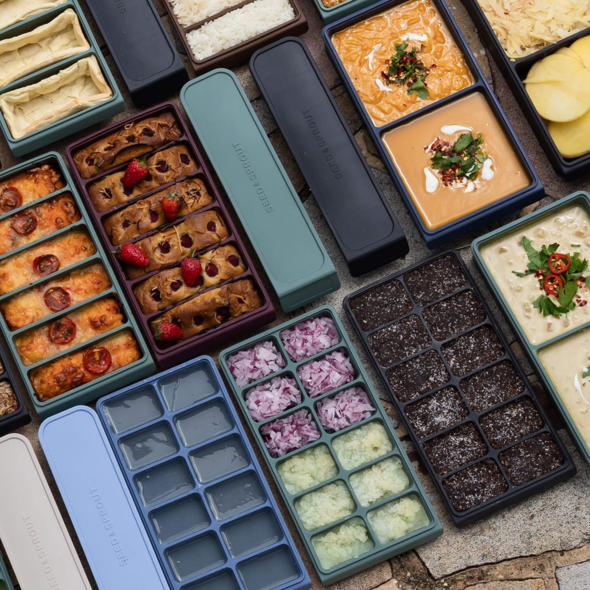 12 Portion Silicone Freezer Tray | 25ml