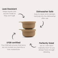 Silicone Dressing Pots 2pk