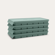 Silicone Freezer Mould in eucalyptus green, 12 Portion 25ml, 4 Pack