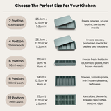 12 Portion Silicone Freezer Tray | 25ml